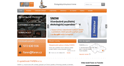 Desktop Screenshot of faren.cz